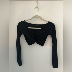 PRETTY LITTLE THING Rouched Croptop